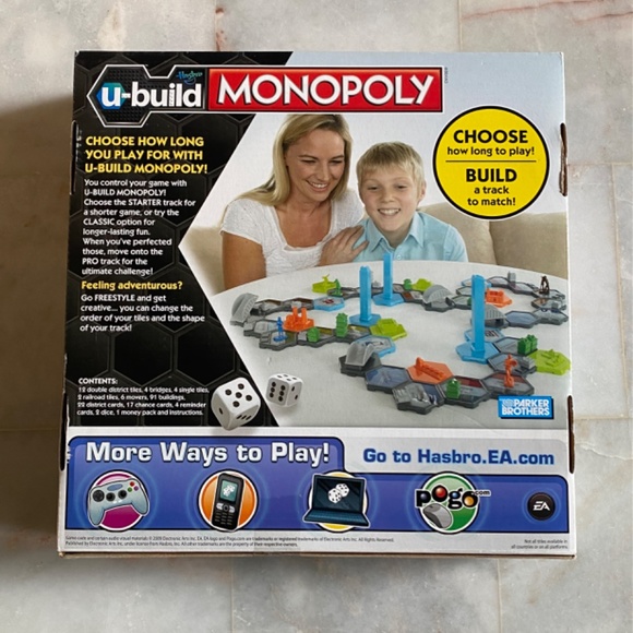 Monopoly U-Build It Board Game Brand New Never Opened - Picture 6 of 9